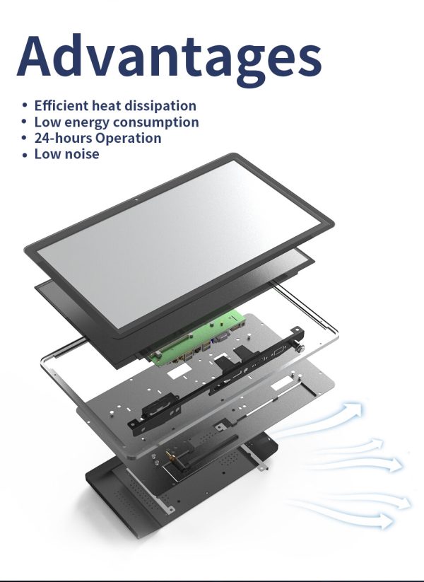 TouchWo 21.5 23.8 27 Inch Touch Screen Monitor Pc Touchscreen Monitor Industrial Android Window 10 All In One Pc For Commercial - Image 28