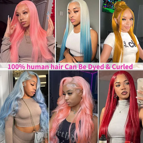 30 Inch Blonde Wig 613 HD Human Hair Lace Frontal Wig 13x6 Straight Lace Front Human Hair Wig Lace Colored Wig For Black Women - Image 11