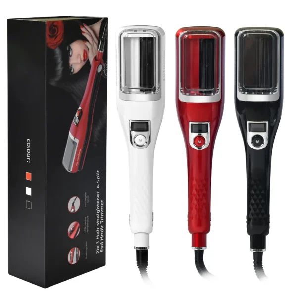 Professional Hair Cutter Machine 2 In 1 Iron Flat Hair Straightener and Hair Split Ends Trimmer Woman Trimmer Barber Machines - Image 5