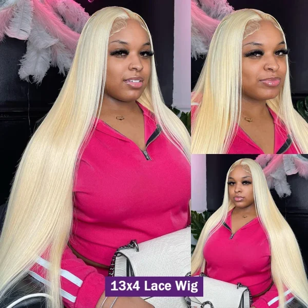 30 Inch Blonde Wig 613 HD Human Hair Lace Frontal Wig 13x6 Straight Lace Front Human Hair Wig Lace Colored Wig For Black Women - Image 8