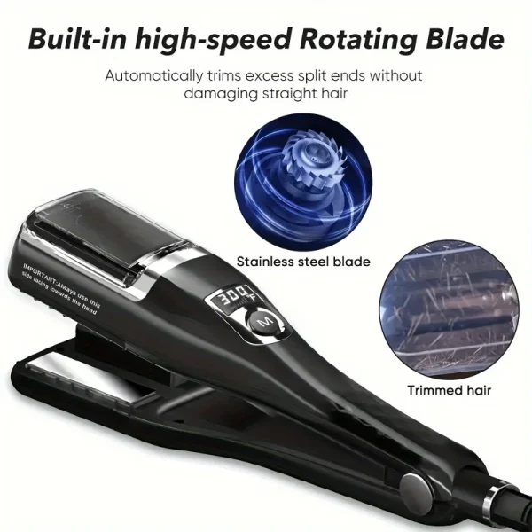 Professional Hair Cutter Machine 2 In 1 Iron Flat Hair Straightener and Hair Split Ends Trimmer Woman Trimmer Barber Machines - Image 4