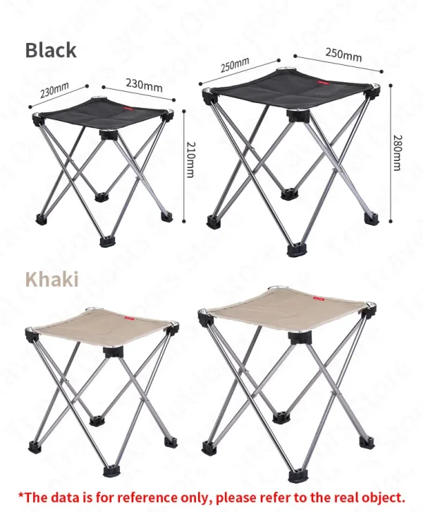 Naturehike Ultralight Aluminum Alloy Portable Fishing Chair Outdoor Folding Bench Stool Picnic 900D Oxford Cloth Camping Supplie - Image 17