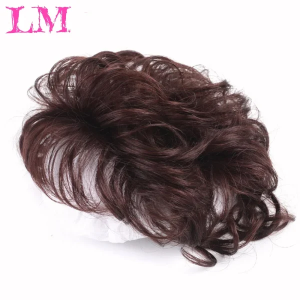 SyntheticAir Hair Bangs Edge Clipped In Bangs Extended Hair Piece Bangs Wig Cut Top Hair Loss To Cover Gray Hair Increase Volume - Image 27