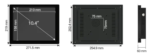 12" 10" 15 Inch Industrial Tablet Panel PC Desktop Computer Resistive Touch Core i3 Win XP/7/10 System USB SSD WiFi Mini PC - Image 8