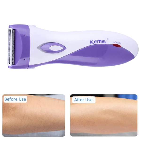 Kemei Painless Electric Women Shaver Privates Lady's Razor Shaving Machine Bikini Hair Cutter Rechargeable Hair Remover Device - Image 2