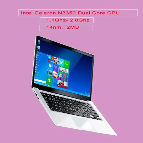 14inch Student Cheap Laptop 6GB RAM 64GB/128GB/512GB SSD HD Cam WiFi Bluetooth  Windows 10 Notebook Computer - Image 9