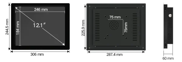 12" 10" 15 Inch Industrial Tablet Panel PC Desktop Computer Resistive Touch Core i3 Win XP/7/10 System USB SSD WiFi Mini PC - Image 9