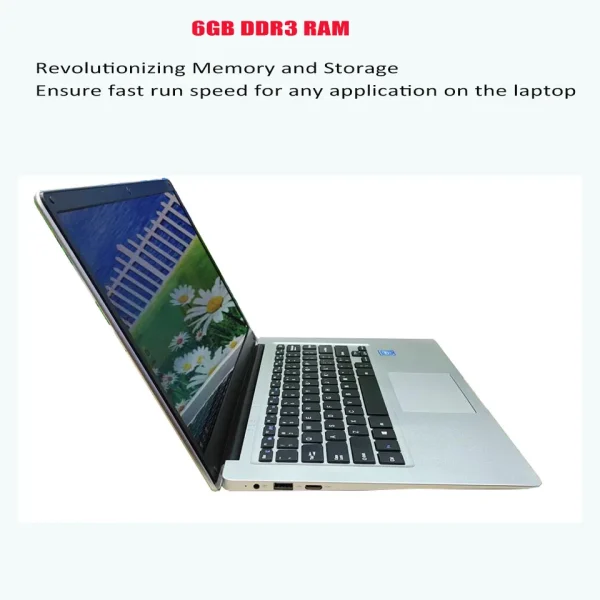 14inch Student Cheap Laptop 6GB RAM 64GB/128GB/512GB SSD HD Cam WiFi Bluetooth  Windows 10 Notebook Computer - Image 11