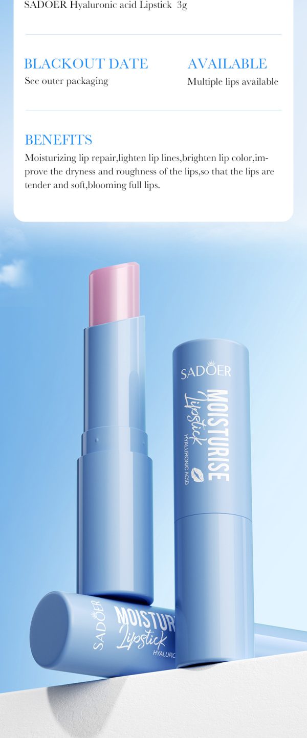 Hyaluronic Acid Moisturizing Lip Balm Fast Lightening Pink Lip Polished Augmentation Brighten Lip Care Moisturizer Female Makeup - Image 18