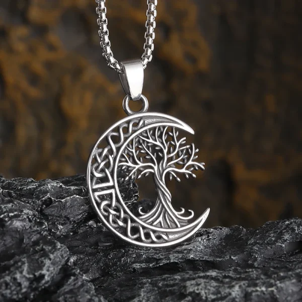 Popular Retro Style Celtic Knot Shield Pendant Necklace Men Women Amulet Hip Hop Punk Personalized Jewelry - Image 41