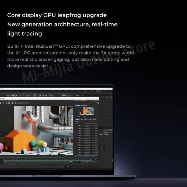 Xiaomi laptop Redmi Book Pro 16 2024 ARC Graphics  Intel Core Ultra5/Ultra7 32G 1TB SSD 16"3.1K 165Hz Screen - Image 4