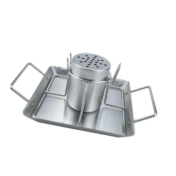 Beer Can Chicken Roaster Stand Reusable BBQ Roaster Grill Rack Roasting Pan for Kitchen Picnic Camping Hiking Outdoor Activities - Image 8