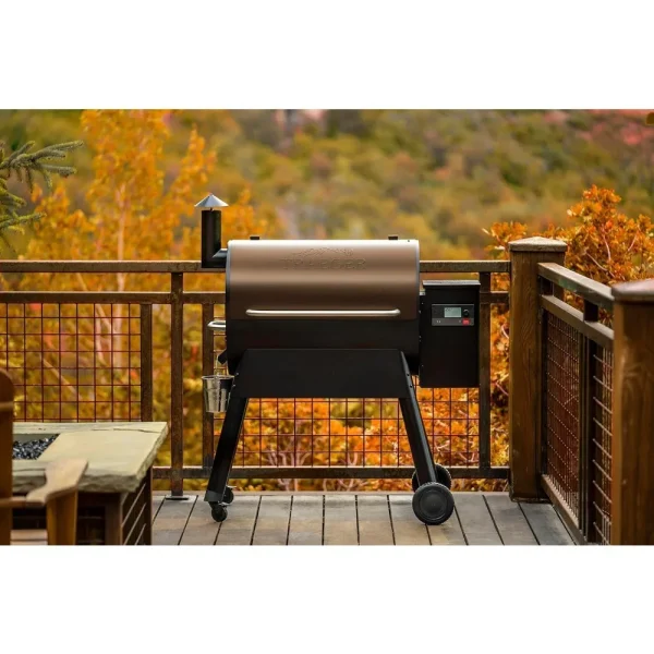 Pro 780 Electric Wood Pellet Grill and Smoker with WiFi and App Connectivity, Bronze - Image 6