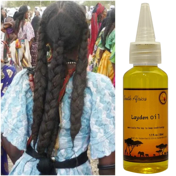 Traditional African Layden Nourish Oil  Scalp & Hair Roots Strengthening