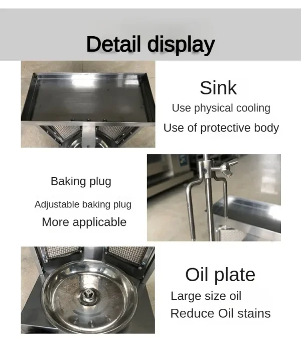 Commercial gas full-automatic rotating chicken oven, small Brazilian barbecue Türkiye barbecue machine - Image 5