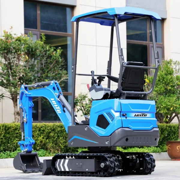 Home Tool 1.2 Ton Hydraulic Small Excavator 1200kg Agricultural Orchard 1ton Trench Digger Diesel Customized Mini Excavator - Image 2