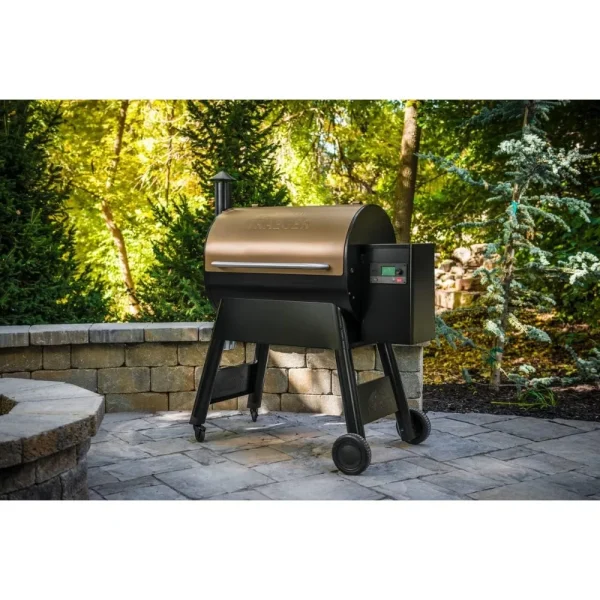 Pro 780 Electric Wood Pellet Grill and Smoker with WiFi and App Connectivity, Bronze - Image 2