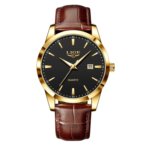 LIGE Women Watch Fashion Leather Military Sport Waterproof Watches For Women Top Brand Luxury Women's Bracelet Watch Reloj Mujer - Image 12