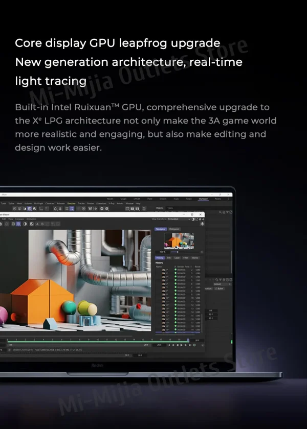Xiaomi laptop Redmi Book Pro 16 2024 ARC Graphics  Intel Core Ultra5/Ultra7 32G 1TB SSD 16"3.1K 165Hz Screen - Image 18