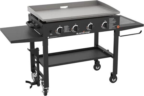 Cooking Station 4 Burner Propane Fuelled Restaurant Grade Professional 36 Inch Outdoor Flat Top Gas Griddle - Image 8