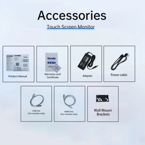 TouchWo 21.5 23.8 27 Inch Touch Screen Monitor Pc Touchscreen Monitor Industrial Android Window 10 All In One Pc For Commercial - Image 18