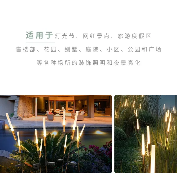 Solar Reed Lights Outdoor Waterproof Lawn Light Led Garden Lamps Villa Park Decorative Landscape Lights - Image 24