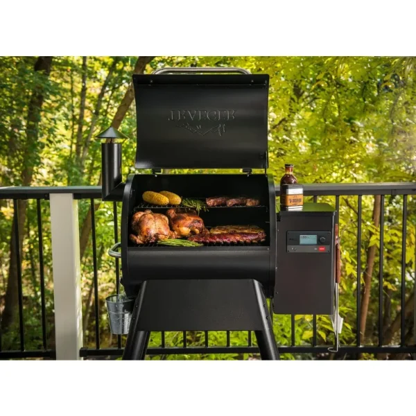 Grills Pro 575 Electric Wood Pellet Grill and Smoker with WiFi and App Connectivity, Black - Image 5