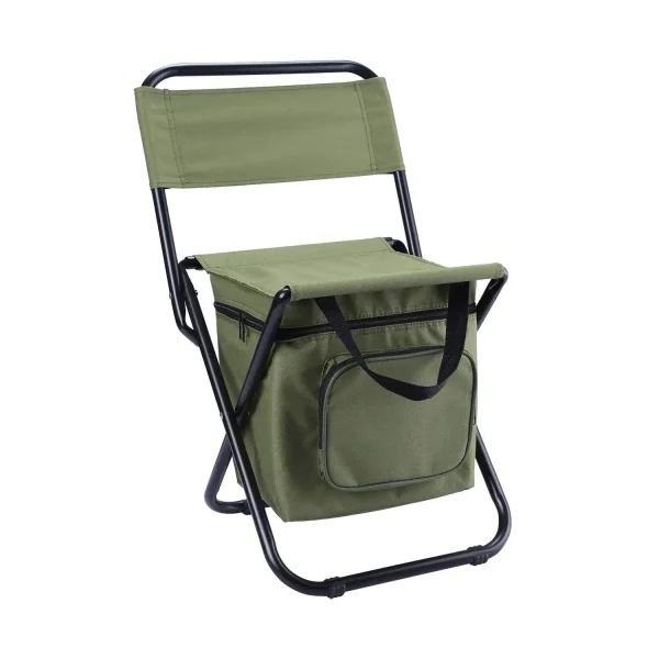 Outdoor Folding Chair 200kg Large Weight Bearing Leisure Camp Ice Pack Chair with Storage Bag Backrest Insulation Fishing Chair - Image 17