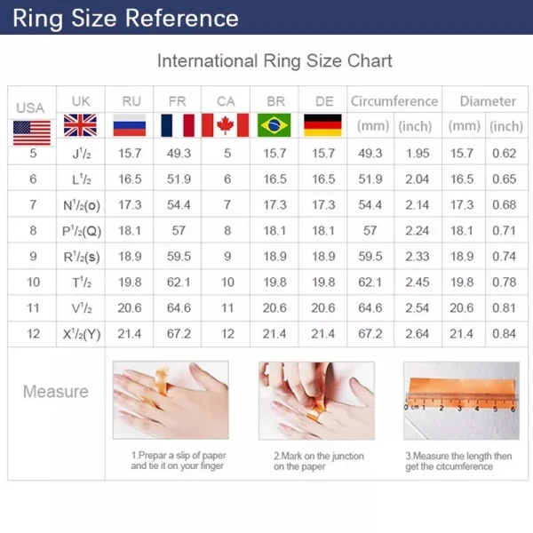 Apaison Gold Plated Hollow Out Rings For Women‘s Single Row High Carbon Diamond Wedding Engagement Party Jewelry - Image 9