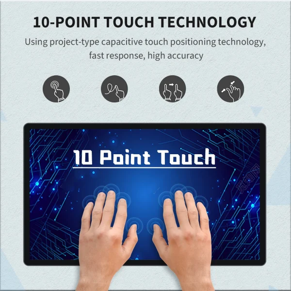 TouchWo 21.5 27 32 Inch Hdmi Touch Screen Pc Touchscreen Monitor Android11/Window 10 Tablet Industrial All In One Pc With Wifi - Image 4