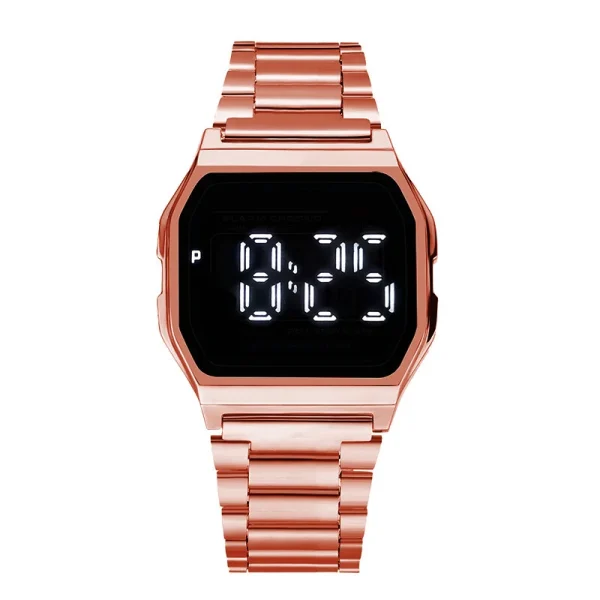 Luxury Gold Silver Sports Military Watches Men Women LED Digital Wristwatches Retro F91W Steel Band Electronic Watch Wrist Clock - Image 14