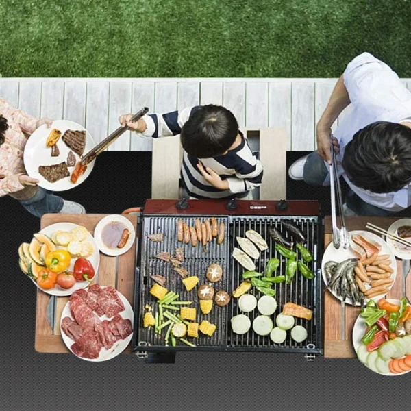 Under Grill Mat for Outdoor Charcoal Gas Grill Smoker 500℃/932℉ Heat Resistant BBQ Fireproof Mat for Patio Lawn Garden Floor - Image 9