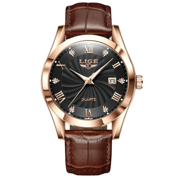 LIGE Women Watch Fashion Leather Military Sport Waterproof Watches For Women Top Brand Luxury Women's Bracelet Watch Reloj Mujer - Image 14