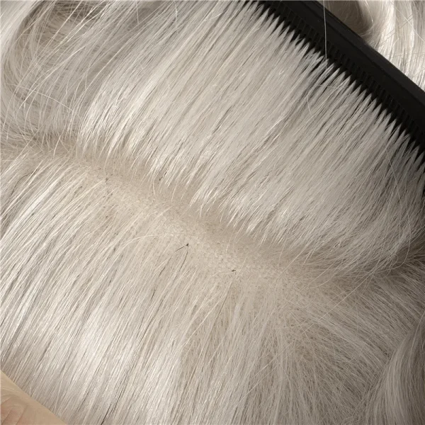 0.06mm Thin Skin Double Knot Human Hair 8*10 Men's Capillary Prosthesis Invisible Edge Men Wig Replacement System Hair Toupee - Image 10