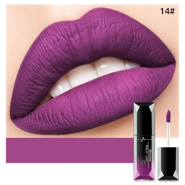 21-Color Lip Gloss Matte Mist Liquid Lipstick Waterproof Long lasting Cosmetics Lip Tint Paste Not-fade Lip Glaze - Image 9