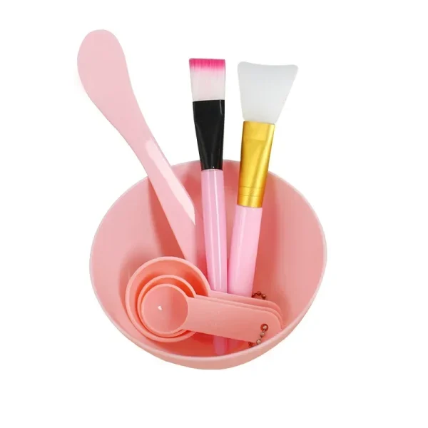 Facial Brush Mask Bowl Spoon Set Mask Brush Bar DIY Beauty Tools Mixing Tools Skin Care Makeup Supplies Woman Facial Tools - Image 6