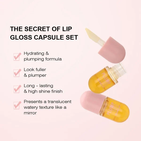 Long Lasting Lip Plumper Oil Instant Volumising Enhancer Collagen Lips Volume Lipgloss Sexy Cosmetic Volume Increases Lip Serum - Image 4