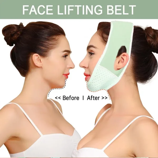 Face Slimming Strap Reduce Double Chin Lift V Face Stickers Anti Bandage For Face Strap Belt Mask Lift Oval Mask Face - Image 3