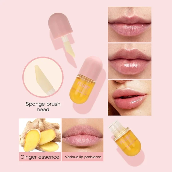 Long Lasting Lip Plumper Oil Instant Volumising Enhancer Collagen Lips Volume Lipgloss Sexy Cosmetic Volume Increases Lip Serum - Image 3