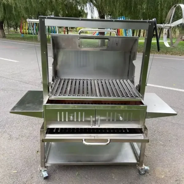 BBQ Charcoal Grill Santa Maria Argentinian Grill Outdoor Grills Kitchen - Image 4