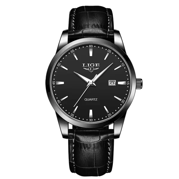 LIGE Women Watch Fashion Leather Military Sport Waterproof Watches For Women Top Brand Luxury Women's Bracelet Watch Reloj Mujer - Image 9