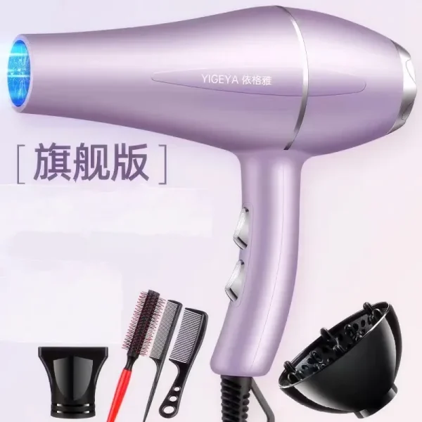 220V Hair Dryer Professional 1200W Gear Strong Power Blow Hair Dryer Brush For Hairdressing Barber Salon Tools Hair Dryer Fan - Image 8