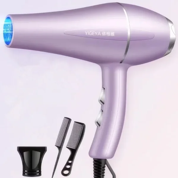 220V Hair Dryer Professional 1200W Gear Strong Power Blow Hair Dryer Brush For Hairdressing Barber Salon Tools Hair Dryer Fan - Image 10