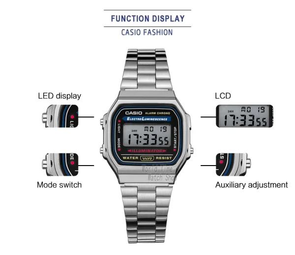 Casio watch silver watch men set brand luxury LED digital Waterproof Quartz men watch Sport military Wrist Watch relogio masculi - Image 10