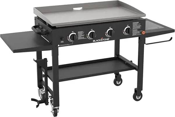 Blackstone 36" Cooking Station 4 Burner Propane Fuelled Restaurant Grade Professional 36 Inch Outdoor Flat Top Gas Griddle with - Image 7