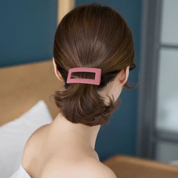 Matte Snap Hair Clip Elegant Hairgrip Ponytail Holder Hair Claw for Women Girls Hairpin Barrette Fashion Hair Accessories - Image 14