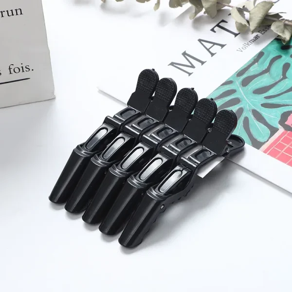 5Pcs/Lot Alligator Hair Clip Hairdressing Clamps Plastic Hair Claw Professional Barber For Salon Styling Hairpins Hair Accessor - Image 7