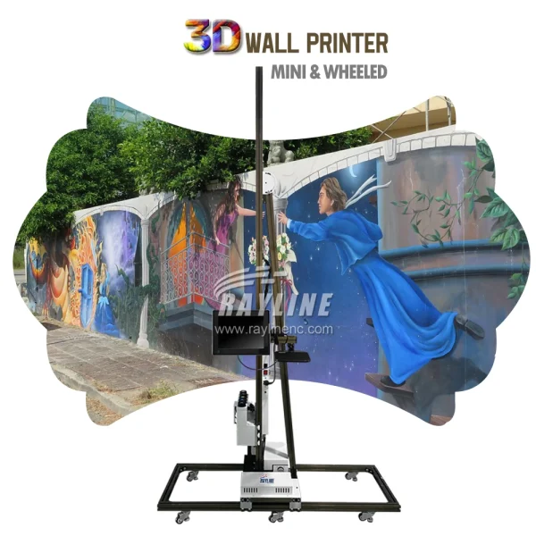 Portable 3d Vertical Uv Wall Inkjet Printer For Wall Mural Indoor Outdoor Direct To Wall Printer Printing Machine 3d Painting - Image 3