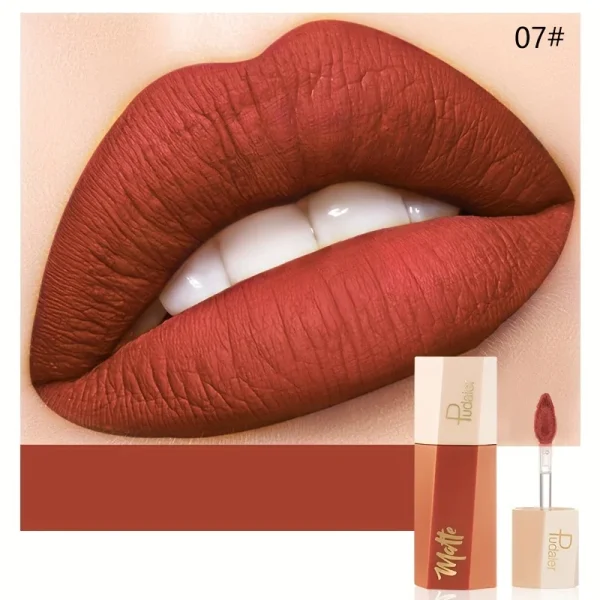 Christmas Lip Makeup 14 Color Super Matte Velvet Long Lasting Lip Gloss Liquid Lipstick Lip Cream Gift for Girls - Image 14