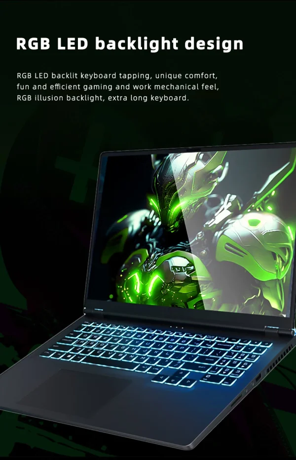 Topton New L8 Gaming Laptops i9 12900H i7 13620H NVIDIA RTX 4060 8G 16 inch 165Hz IPS Windows 11 NVMe Notebook Gamebook WiFi6 - Image 24